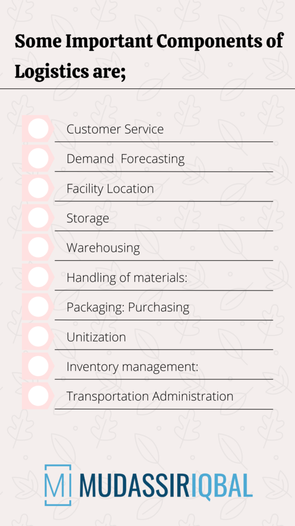 Logistic Components